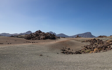 Landscape of Teide National Park on Tenerife