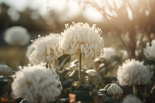 3D ivory flowers in a natural landscape , .highly detailed,   cinematic shot   photo taken by sony   incredibly detailed, sharpen details   highly realistic   professional photography lighting   light