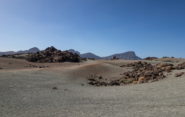 Landscape of Teide National Park on Tenerife