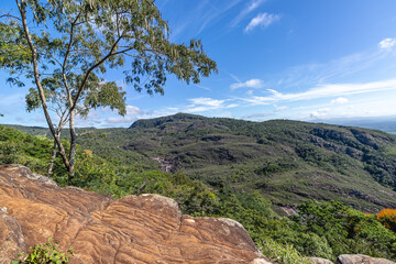 mirante natural na cidade de Barão de Cocais, Estado de Minas Gerais, Brasil