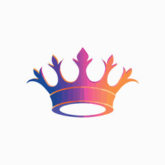 Crown in cartoon, doodle style. Image for t-shirt, web, mobile apps and ui. Isolated 2d vector illustration in logo, icon, sketch style, Eps 10. AI Generative