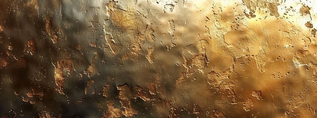Gold background paper paint glitter golden brush abstract metal texture foil color white grunge...
