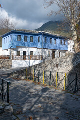 Fototapeta na wymiar Old house in village of Moustheni near Kavala, Greece