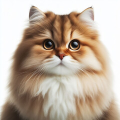 Naklejka na ściany i meble Adorable persian cat. AI generated