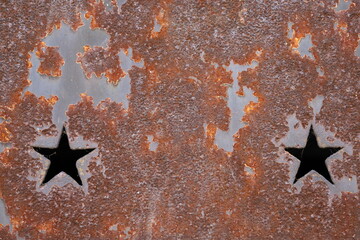 old rusty rough metal texture