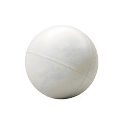 White Ball on White Background
