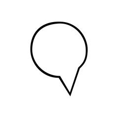 Speech bubble icon