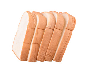 Sliced wheat Bread isolated on transparent png