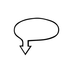 Speech bubble icon