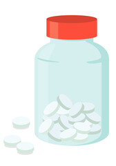 サプリメント_薬_ガラス瓶
