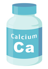 サプリメント_カルシウム_ガラス瓶