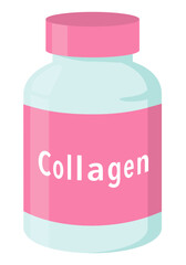 サプリメント_コラーゲン_ガラス瓶