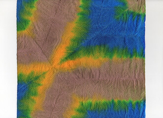 Dirty Modern Artwork. Food Coloring Art. Blurred Acrylic Stroke. Handmade Psychedelic Pattern. Soft color Tie Dye Boho Texture. Light Watercolor Design. Worn Tissue Texture.
