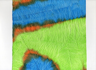 Dirty Modern Artwork. Food Coloring Art. Blurred Acrylic Stroke. Handmade Psychedelic Pattern. Soft...