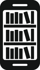 Works bases audio icon simple vector. Guide store. Author literature school