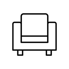 Sofa icon vector. sofa icon illustration