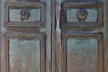 old wrought metal surface , rusty metal surface