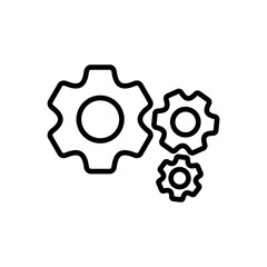 setting Icon Vector. Cog settings Icon Symbol