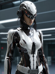 Futuristic character