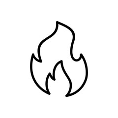 Obraz premium Fire icon vector. fire vector icon
