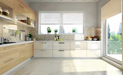 Kitchen Interior in a Captivating Interior Design Concept