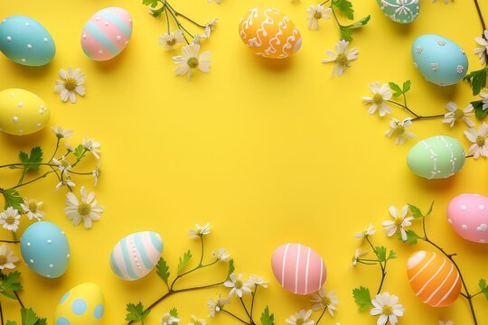 Happy Easter Eggs Basket Bleeding Heart. Bunny hopping in Rose Radiance decoration. Adorable hare 3d bunny blanket rabbit illustration. Holy week easter hunt Worship card easter monday brunch