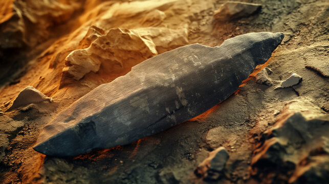 Oldowan Stone Tool - caveman - chipped stone - Primitive tool - Evolution - Theory of evolution - Primitive man