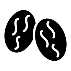 Arabic date fruit icon vector. Palm food. 