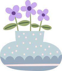 Flowers In Vase Abstract