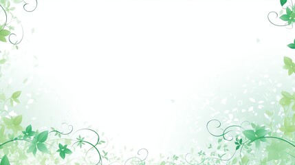 Fresh mint, white background