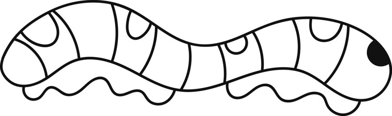 Caterpillar Insect Lined