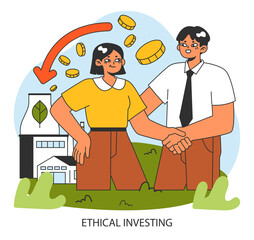 Ethical investing. Socially responsible investment, sustainable development.