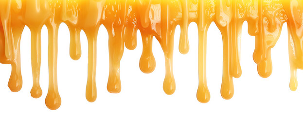 Candle wax dripping over isolated transparent background