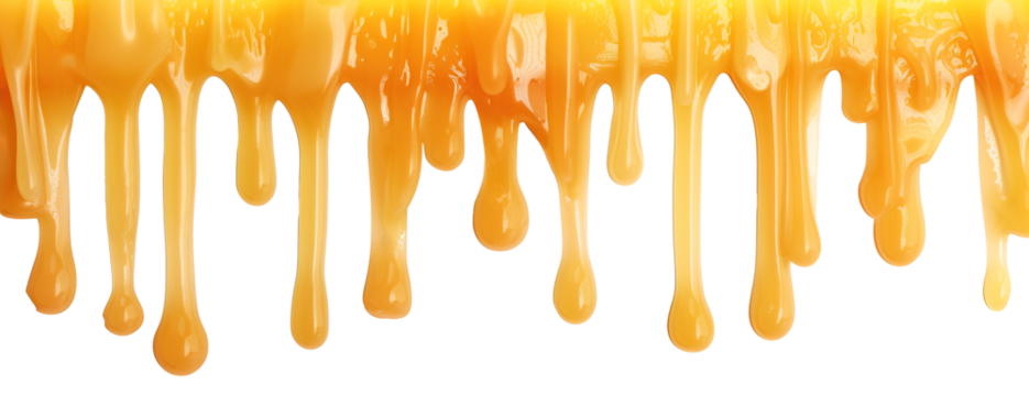 Candle wax dripping over isolated transparent background