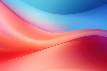Obraz premium Vibrant gradient wave background, abstract composition