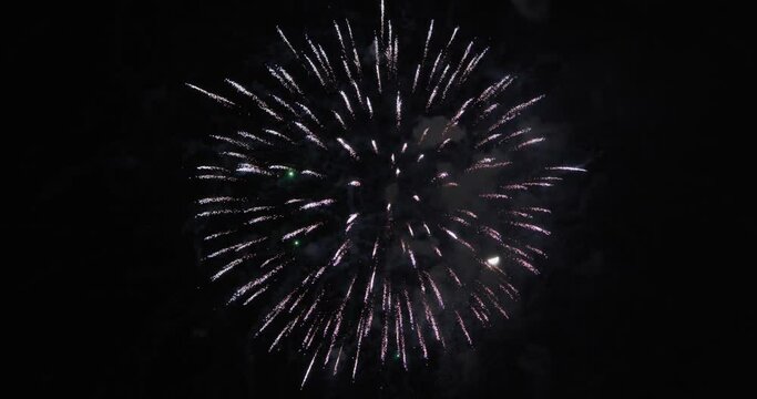 夜空を彩る日本の打ち上げ花火。