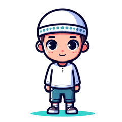 young boy muslim school 