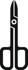 Nail scissors icon simple vector. Makeup artist. Skin face fashion