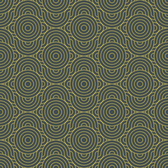 Obraz premium Simple wave line&nbsp;background. Vector illustration.