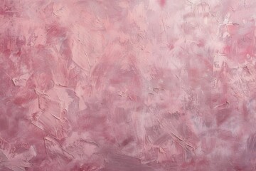 Pink and White Paint Splatter on Wall. Generative AI