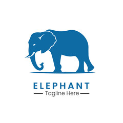 Elephant logo graphic design template