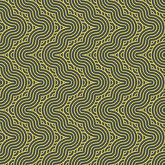 Simple wave line background. Vector illustration.