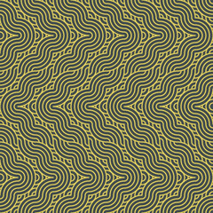 Simple wave line background. Vector illustration.