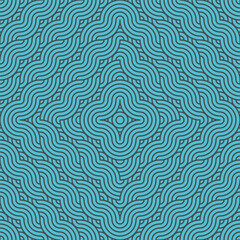 Simple wave line background. Vector illustration.