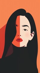 Portrait of a young female