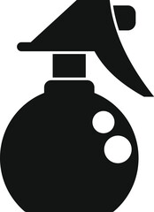Spray perfume bottle icon simple vector. Artist bridal. Care laser female