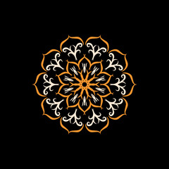 Geometric luxury mandala decorative background