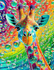 Abstract animal wall art 