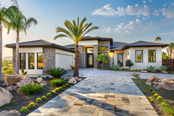 Beautiful Arizona Home Exterior, Luxury Style Home