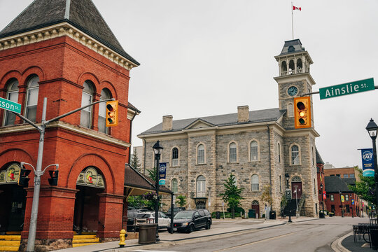 canada, guelgh - sep 2th 2023 Downtown Guelph Ontario Canada